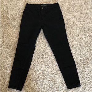 High rise skinny jeans